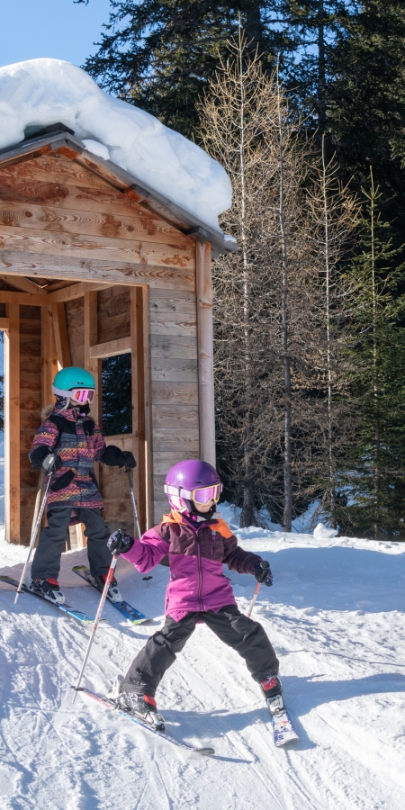 Flurins Maskottchen auf der Piste 5